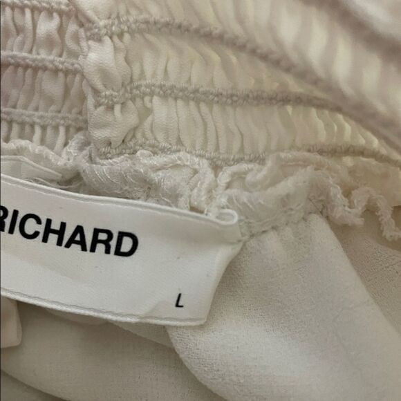 Amanda Uprichard White Kimmie High Neck Halter Dress - Picture 9 of 10